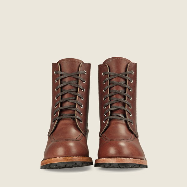 Botas Red Wing Heritage Mujer Marrom - Clara - Heeled Harness Cuero - 063-YUAHXN